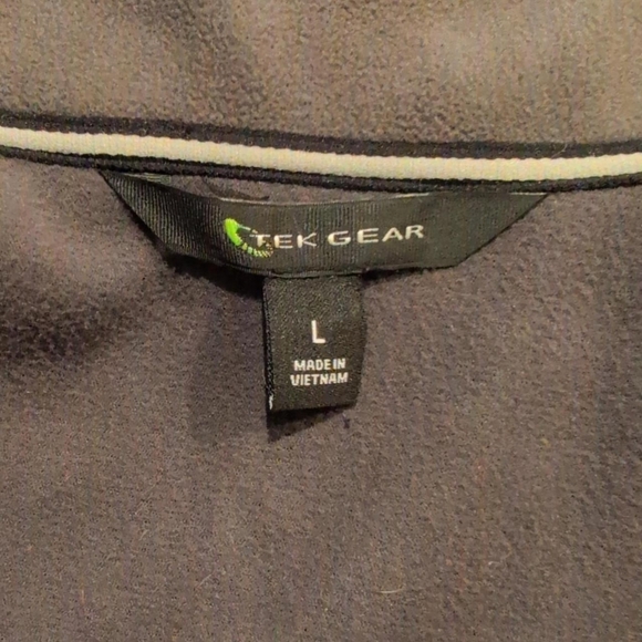 TEK GEAR ORANGE HEAVY FLEECE FULL ZIP JACKET - Picture 10 of 12